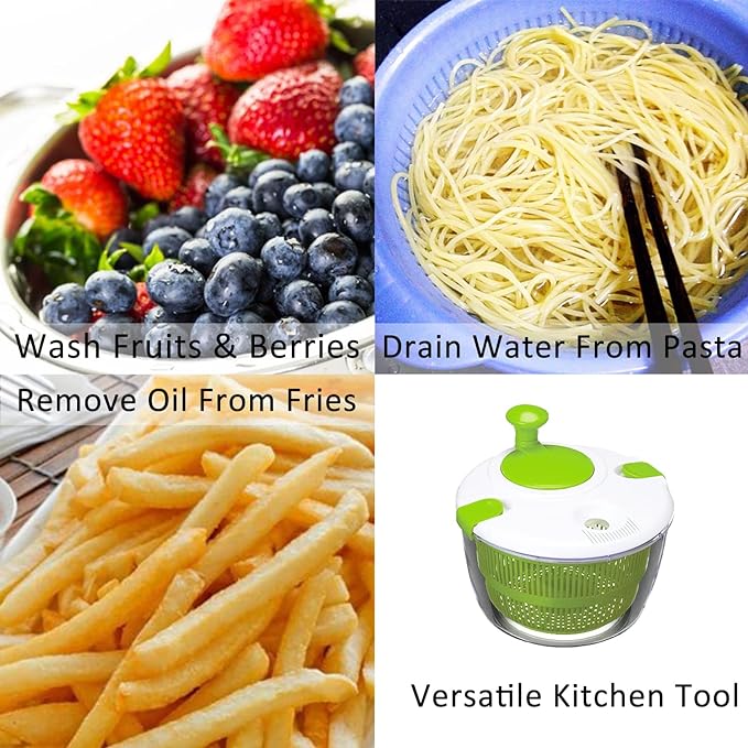 Multi-Use Vegetable Salad Spinner