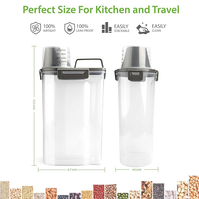 Oats Rice Airtight Storage Container