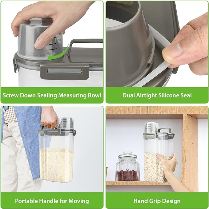 Oats Rice Airtight Storage Container