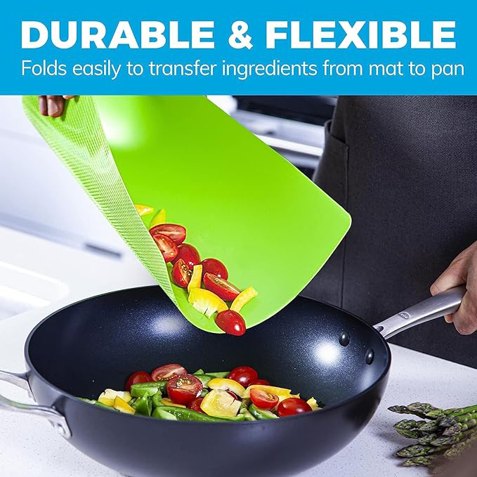Extra thick plastic cutting board mats