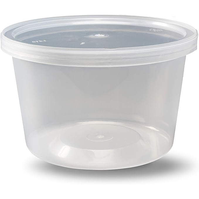 Plastic Microwaveable Clear Food Storage Container