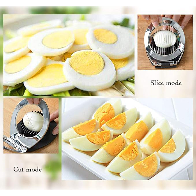 Multi Function Stainless steel Egg Slicer