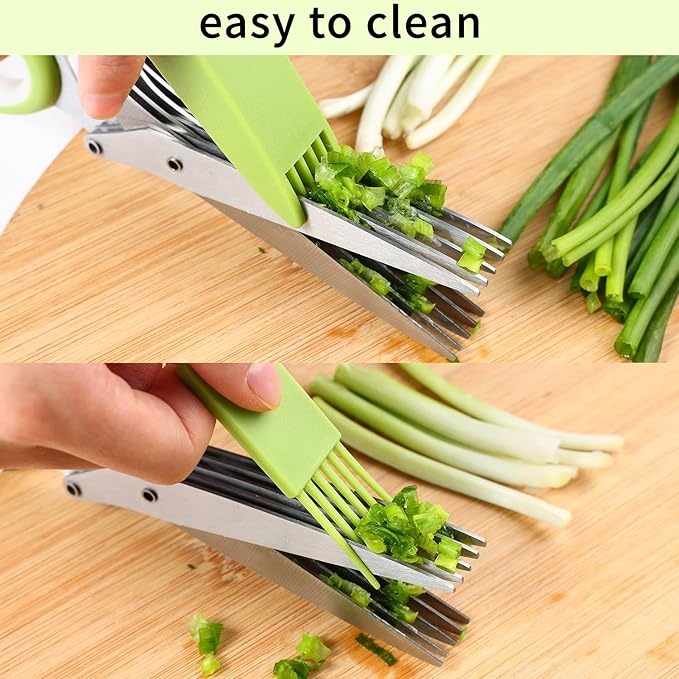 Multipurpose 5 Blade Kitchen Herb Scissors