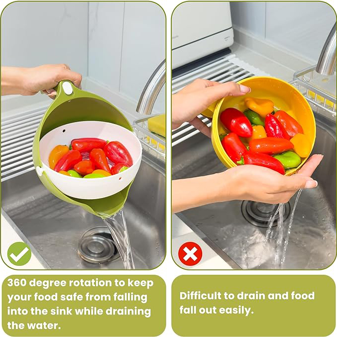Rotatable Colander with Wash Bowl for Fruits and Vegetables 5.jpg