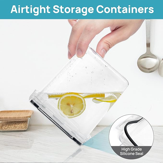 BPA Free Plastic Dry Food Canisters
