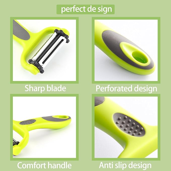 3 in 1 Blade multifunctional Fruit vegetable peeler