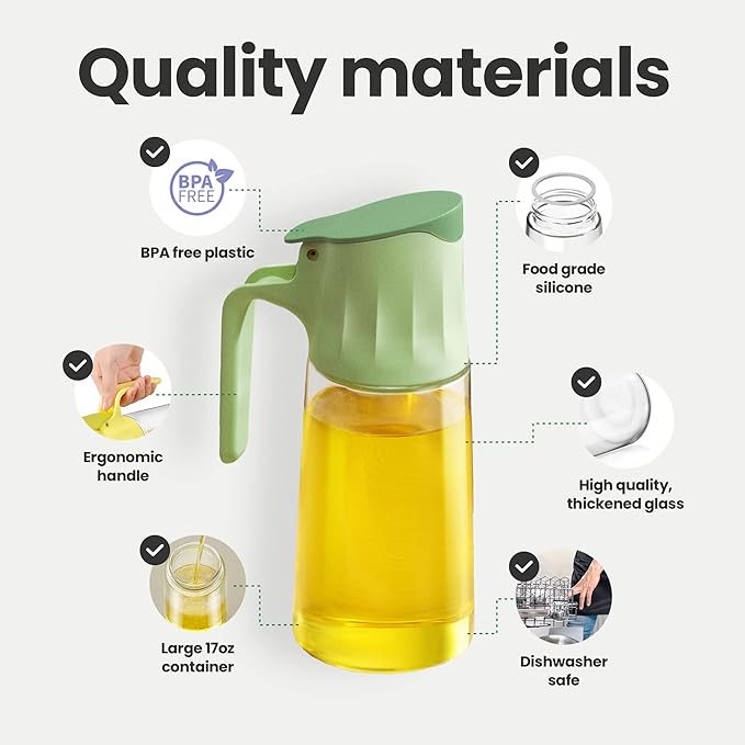 Premium Oil Dispenser Bottle for kitchen cooking