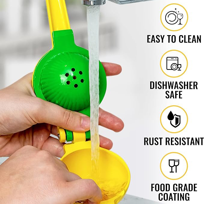 Premium Metal 2-in-1 Lemon Squeezer