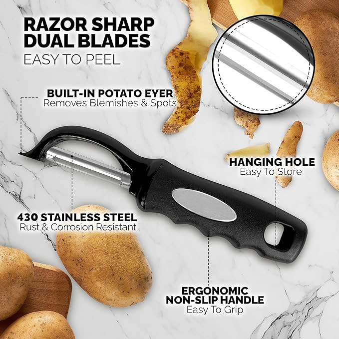 Professional Fruit and Vegetable Swivel Peeler