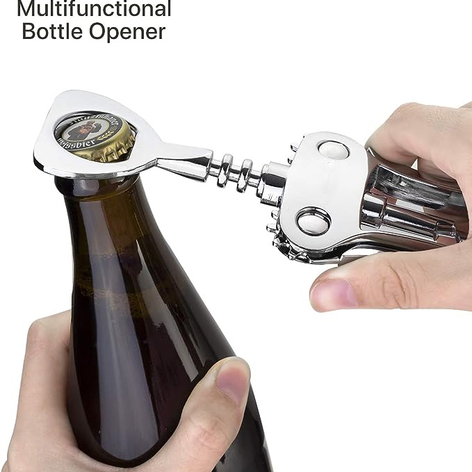 Wine Opener with Multifunctional Bottles Opener