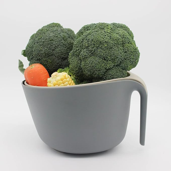 Multi-functional 2 in 1 Colander