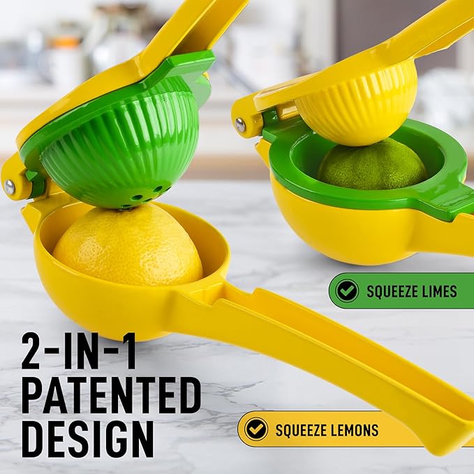 Premium Metal 2-in-1 Lemon Squeezer
