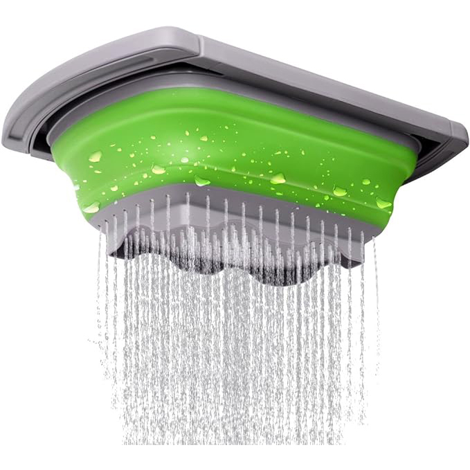 Adjustable silicone collapsible Colander