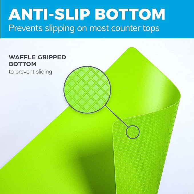 Extra thick plastic cutting board mats
