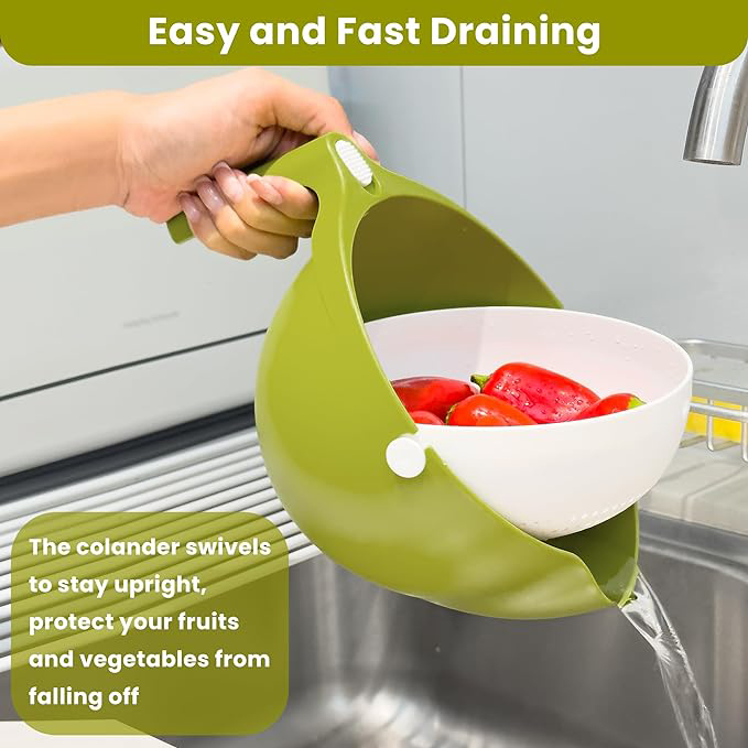Rotatable Colander with Wash Bowl for Fruits and Vegetables 4.jpg