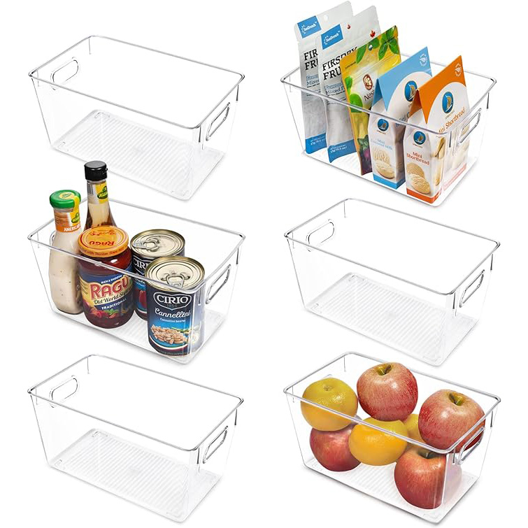 Stackable Refrigerator Organizer Bins
