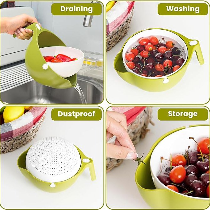Rotatable Colander with Wash Bowl for Fruits and Vegetables 3.jpg