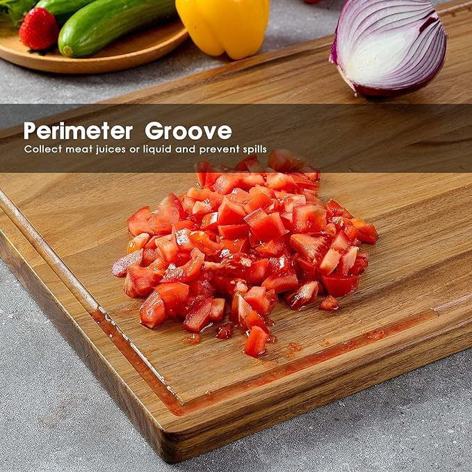 Large Acacia Wood Cutting Board for Kitchen (13)fyl
