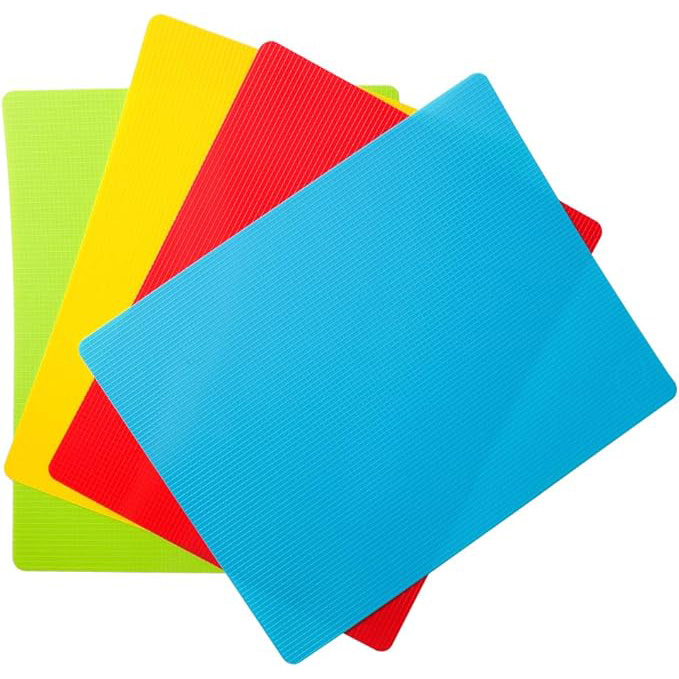 Extra thick plastic cutting board mats
