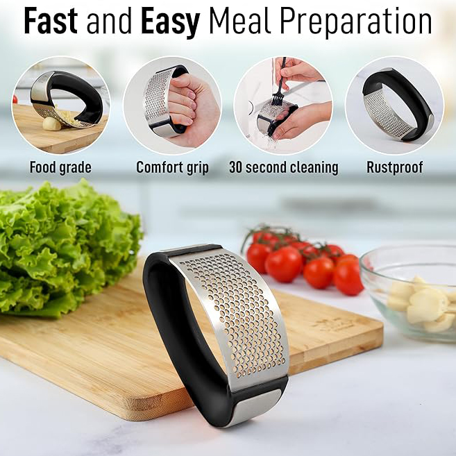 Stainless Steel Garlic Mincer Garlic Crusher
