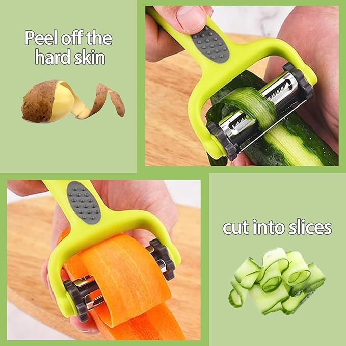 3 in 1 Blade multifunctional Fruit vegetable peeler