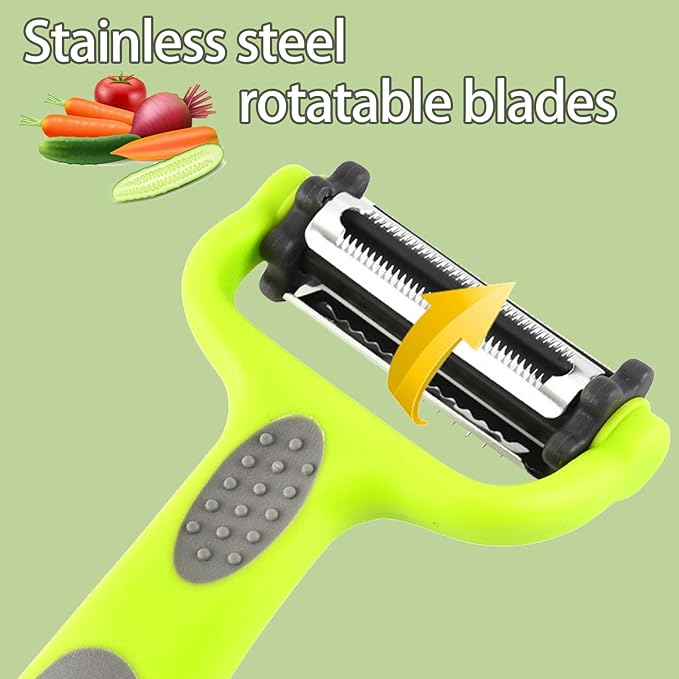 3 in 1 Blade multifunctional Fruit vegetable peeler