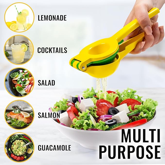 Premium Metal 2-in-1 Lemon Squeezer