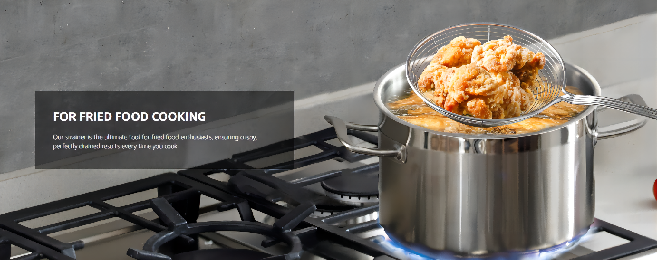 Solid Stainless Steel Spider Strainer 1 (7)bea