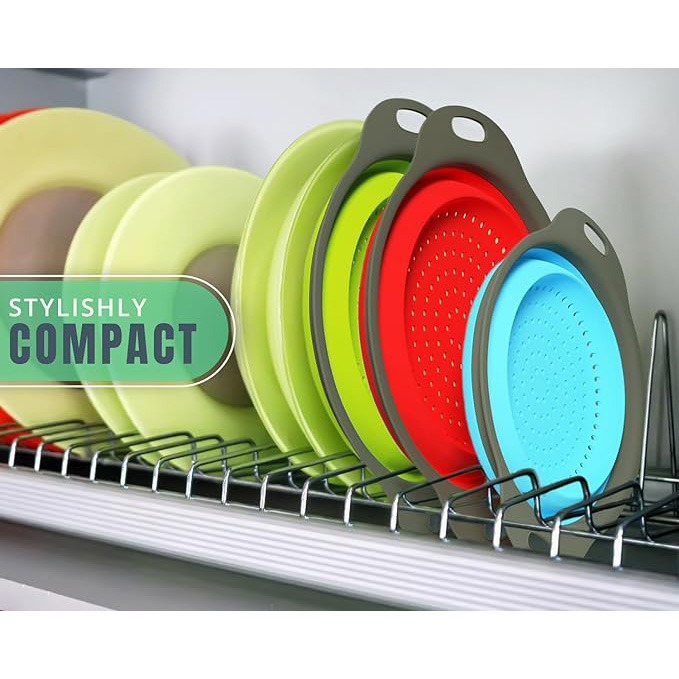 Collapsible Silicone Colanders